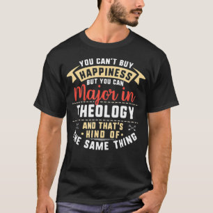 Camiseta Teologia Engraçada Major Estudante Graduação Dotad