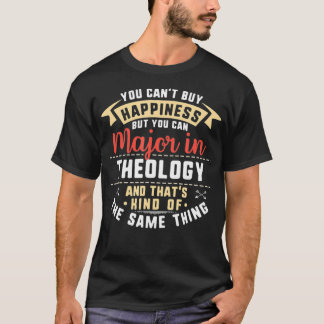 Camiseta Teologia Engraçada Major Estudante Graduação Dotad