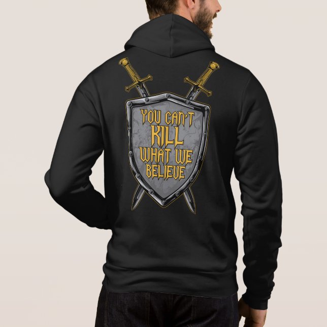Camiseta Teoria blindada Hoodie (Verso)