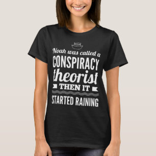 Camiseta Teoria da Conspiração da Arca de Noah