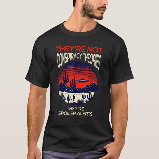 Camiseta Teoria da Conspiração da Divulgação de Alienígenas (Frente)
