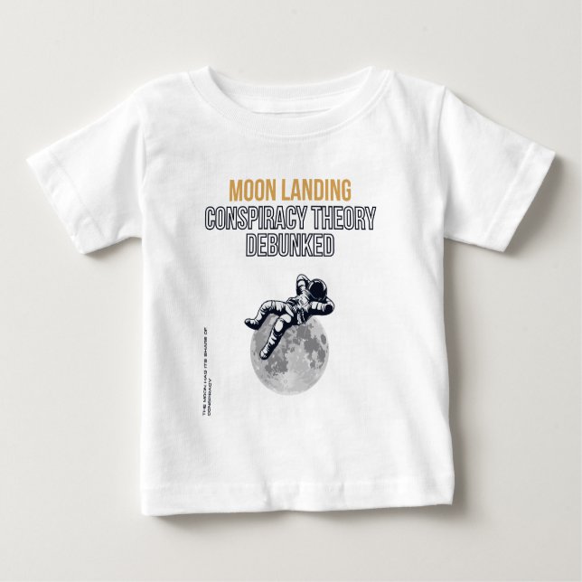 Camiseta Teoria da Conspiração de Moon Landing (Frente)