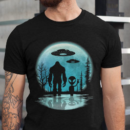Camiseta Teoria da Conspiração de Teias de OVNI Alienígena