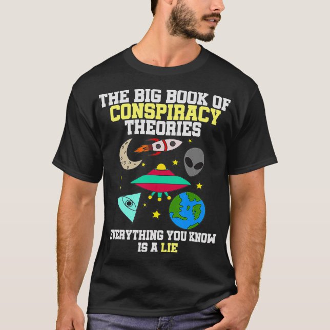 Camiseta Teoria Da Conspiração O Grande Livro Do Teo Da Con (Frente)