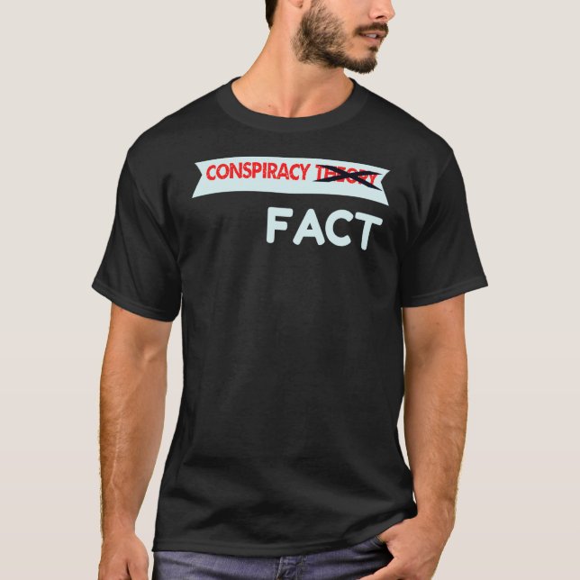 Camiseta Teoria da Conspiração Riscada Fato (Frente)