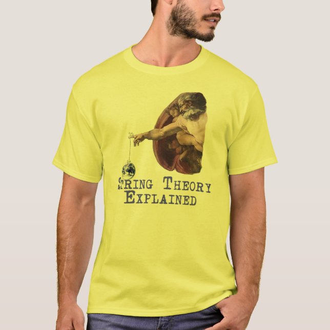 Camiseta Teoria da corda explicada! (Frente)