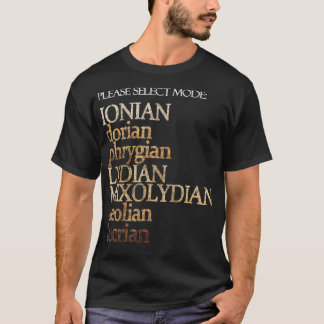 Camiseta Teoria da Música Engraçada para Músicos