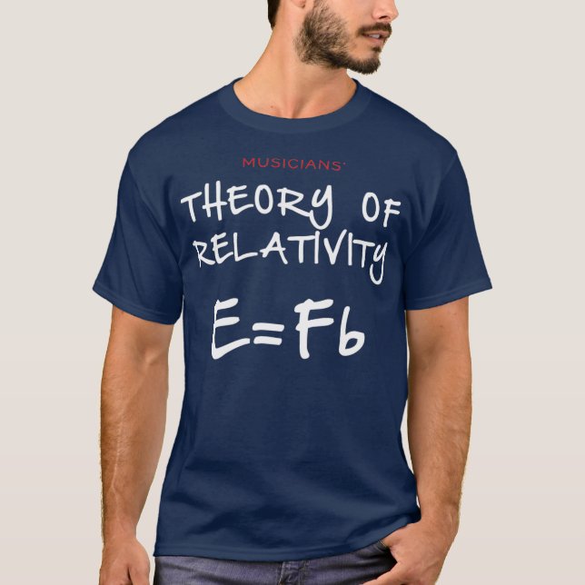 Camiseta Teoria da Relatividade dos Músicos EFb (Frente)