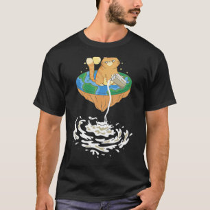 Camiseta Teoria da Terra Plana Via Látea Professora de Geog