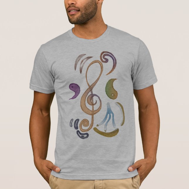 Camiseta teoria misturada (Frente)