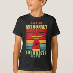Camiseta Teóricos dos Astronautas Antigos Dizem Sim Engraça