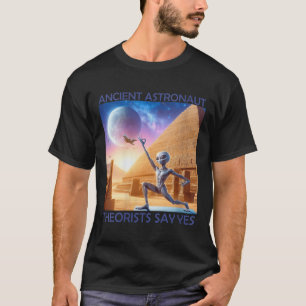 Camiseta Teóricos dos Astronautas Antigos do Yoga dizem sim