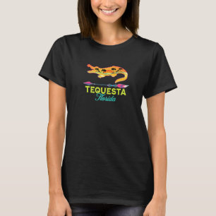 Camiseta Tequesta Florida Usa Alligator Family VacSou