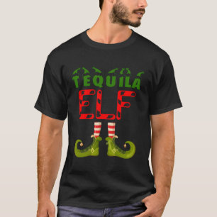 Camiseta Tequila Elf Engraçado Grupo Correspondente à Famíl
