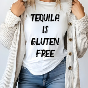 Camiseta Tequila Engraçado é Sem Glúten