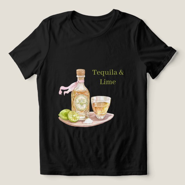 Camiseta Tequila & Limão (Design frontal)