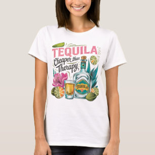 Camiseta Tequila mais barata que a terapia