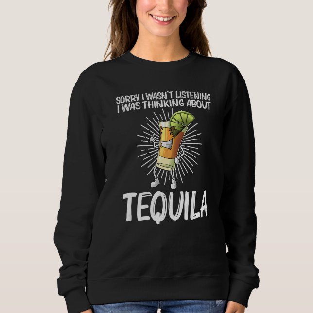 Camiseta Tequila Para Homens Mulheres Tequila Bebedor De Ál (Frente)