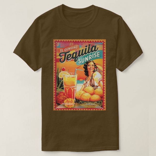 Camiseta Tequila Sunrise 2 (Frente do Design)