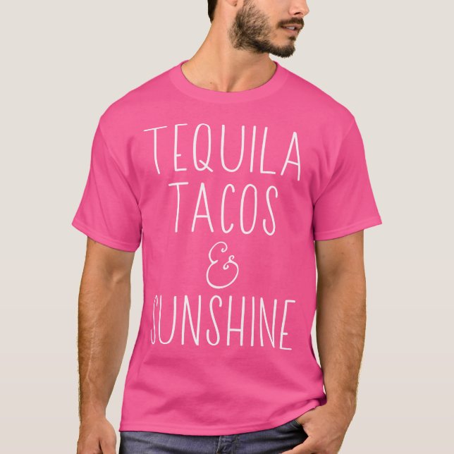 Camiseta Tequila Tacos E Sol (Frente)