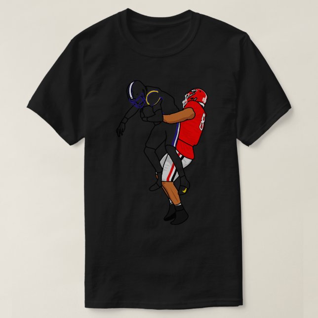 Camiseta ter levantado com uma mão (Frente do Design)