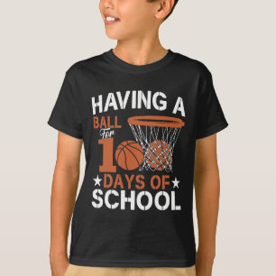 Camiseta Ter Um Byll Por 100 Dias Na Escola Bysketbyll 100º