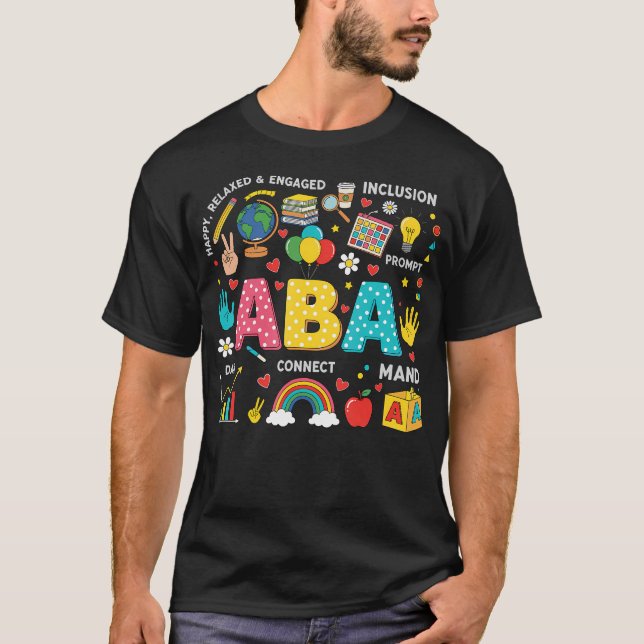 Camiseta Terapeuta Aba Análise do Comportamento Aplicada (Frente)