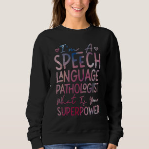Camiseta Terapeuta da Fala Assistente de Terapia SLP Eu Sou
