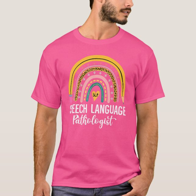 Camiseta Terapeuta da Fala e Patologista da Linguagem Fala  (Frente)