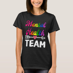 Camiseta Terapeuta de Conscientização da Equipe de Saúde Ho