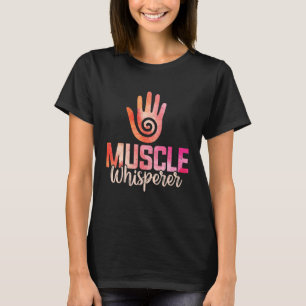Camiseta Terapeuta de Massagem Mãos de Cura de Músculo Suss