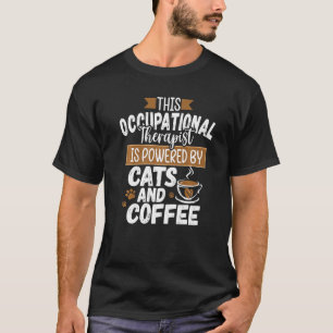 Camiseta Terapeuta Ocupacional Gato Café TO
