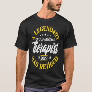 Camiseta Terapeuta Ocupacional Lendário Aposentado 2023 Apo