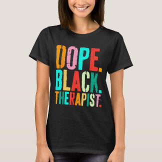 Camiseta Terapeuta Preto Vintage Orgulho Preto Afrocentrico
