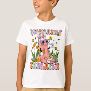 Camiseta Terapeuta Respiratório do Dia de Páscoa Equipe Pul
