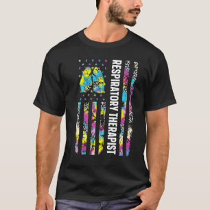 Camiseta Terapeuta Respiratório Terapia Pulmão Tye Morre EU