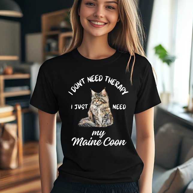 Camiseta Terapêutica com Maine Coon (Criador carregado)