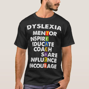 Camiseta Terapêutica Com Professores Dislexia Orgulhosa Edu
