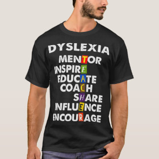 Camiseta Terapêutica Com Professores Dislexia Orgulhosa Edu