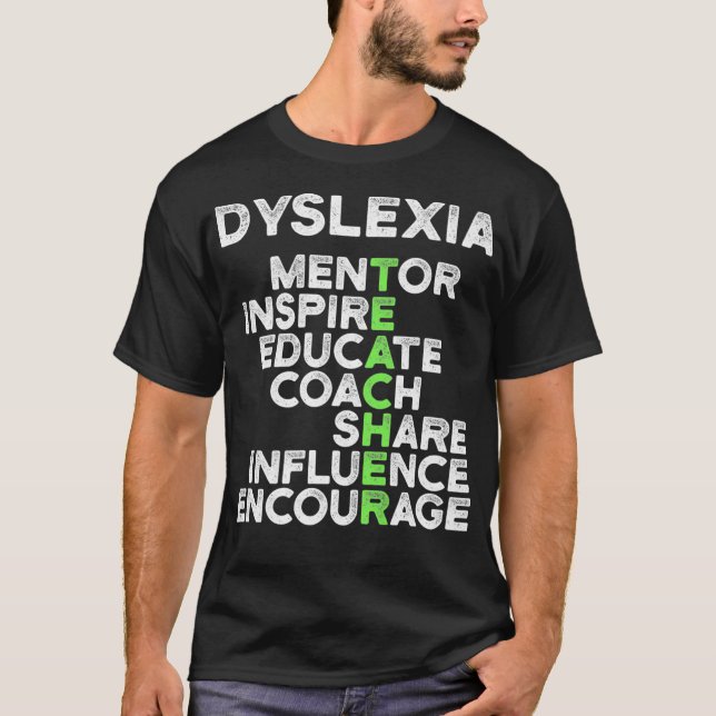 Camiseta Terapêutica Com Professores Dysleia Terapia Dislei (Frente)