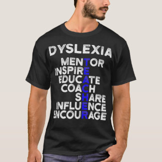 Camiseta Terapêutica Com Professores Dysleia Terapia Dislei