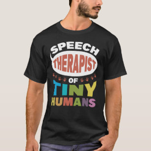 Camiseta Terapêutica De Discurso Para Seres Humanos Pequeno