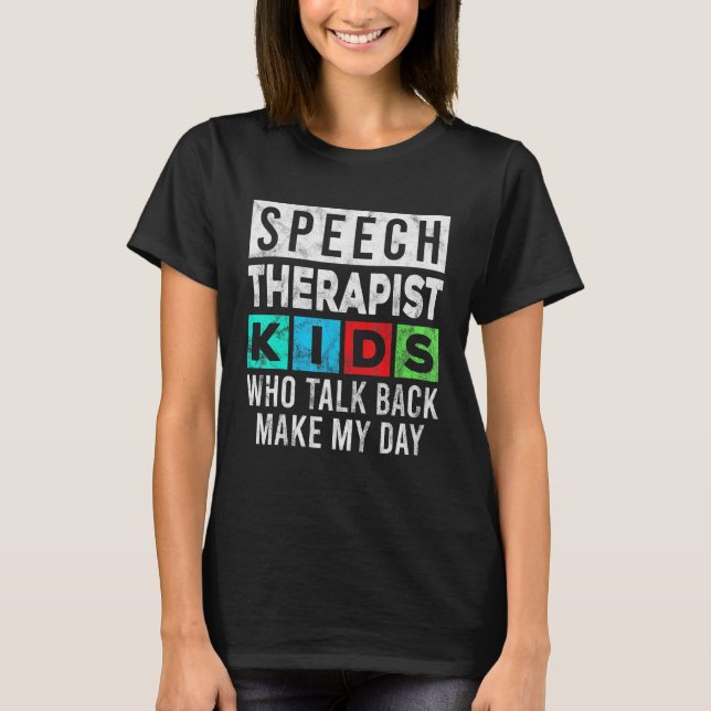 Camiseta Terapêutica De Fala Slt Patologista (Frente)