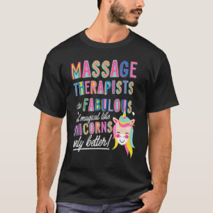 Camiseta Terapêutica De Massagem É Como Unicórnios Engraçad