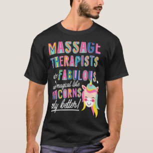 Camiseta Terapêutica De Massagem É Como Unicórnios Engraçad