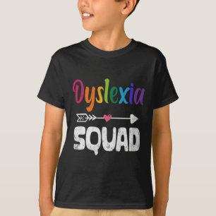 Camiseta Terapêutica de Professores Dislexia Mês de Consciê