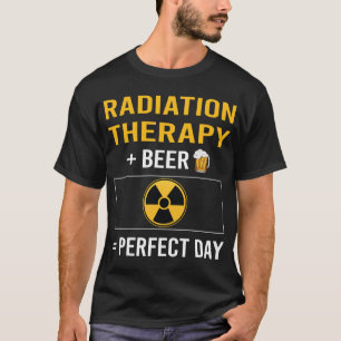Camiseta Terapêutica De Radiação Do Dia Da Cerveja Radioter