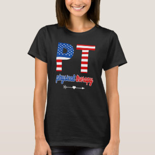 Camiseta Terapêutica Física 4º De Julho Design Legal Físico