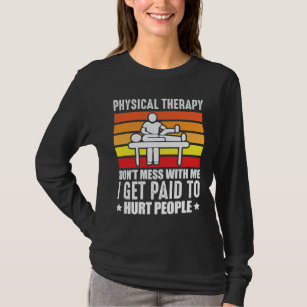 Camiseta Terapêutica Física Assistente de massagem de fisio