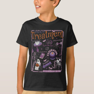 Camiseta Terapêutica Física Com Truques Ou Pt Halloween